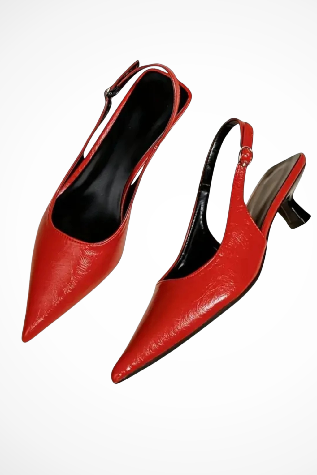 Lucinda – Kitten Heels Slingback con Punta Apuntada