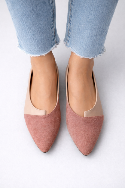 Tabitha – Bailarinas Slip-On con Punta Apuntada