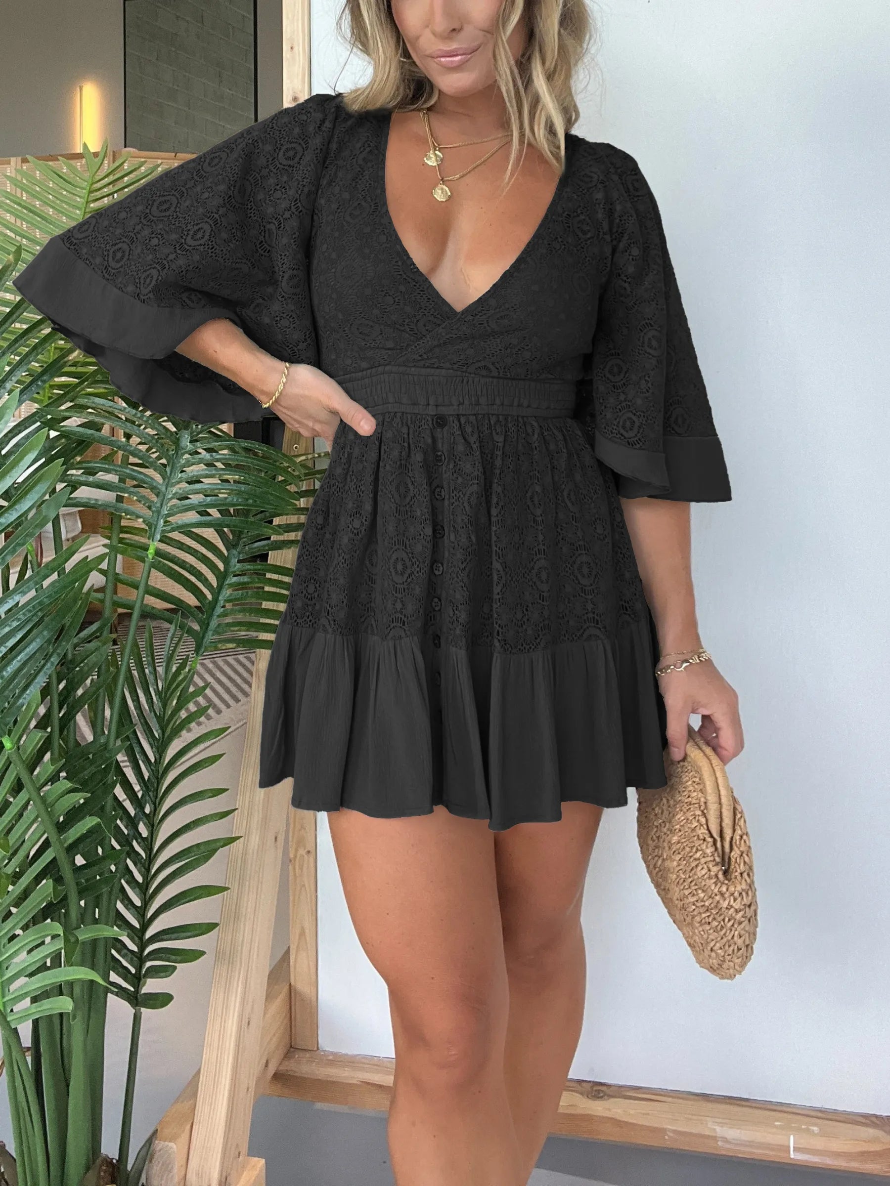 Vestido Corto Elegante Lanna – imagen 6 | Horizoncor