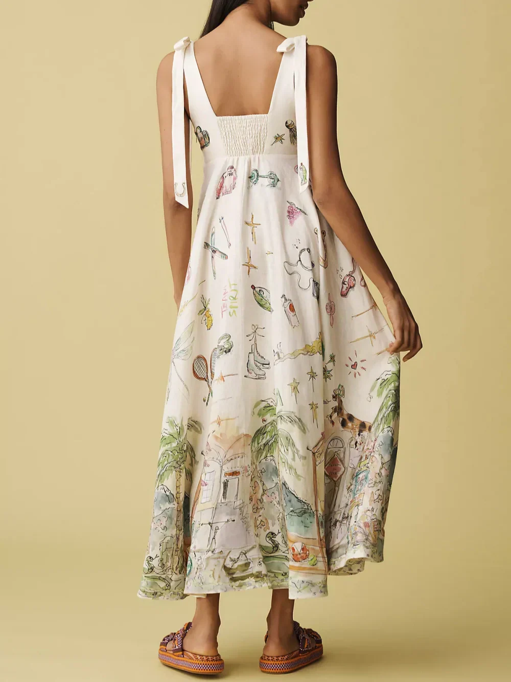 Detalle vestido corto elegante Notre-Dame – vista frontal | Horizoncor