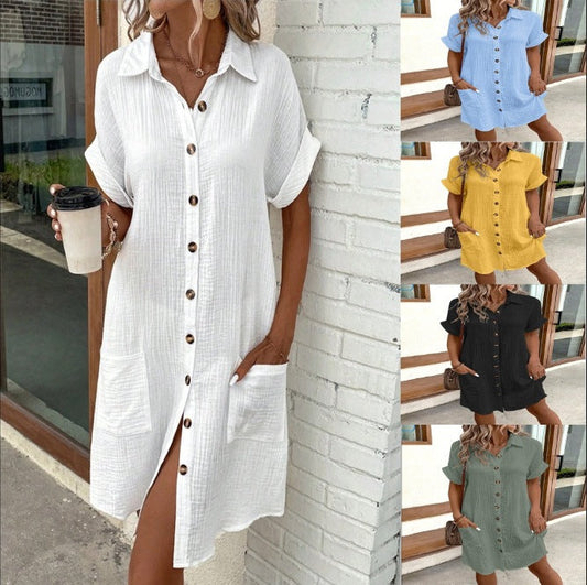 Vestido Elegante Camisa Tulum – Negro | Horizoncor