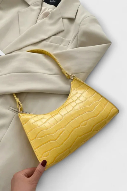Valmera – Bolso de Hombro Clásico con Textura Relieve
