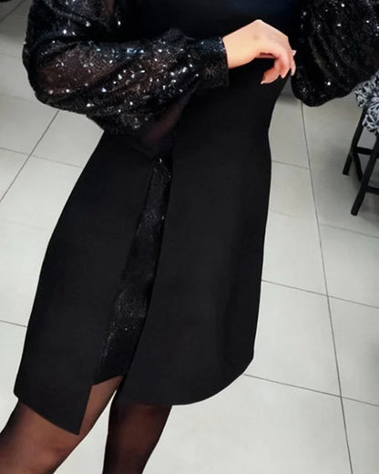 Detalle vestido de fiesta Iwona – vista frontal | Horizoncor