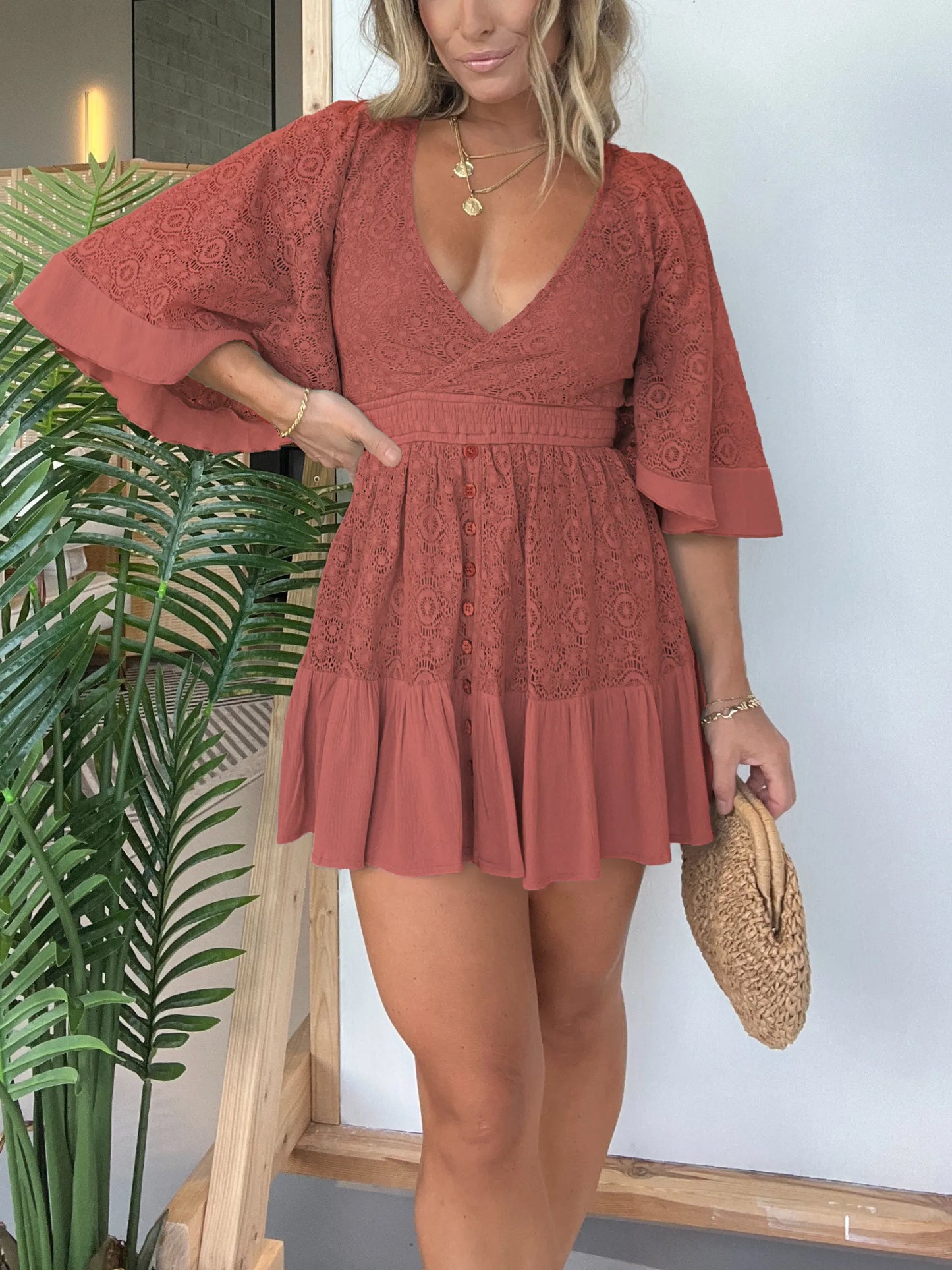 Vestido Corto Elegante Lanna – imagen 7 | Horizoncor