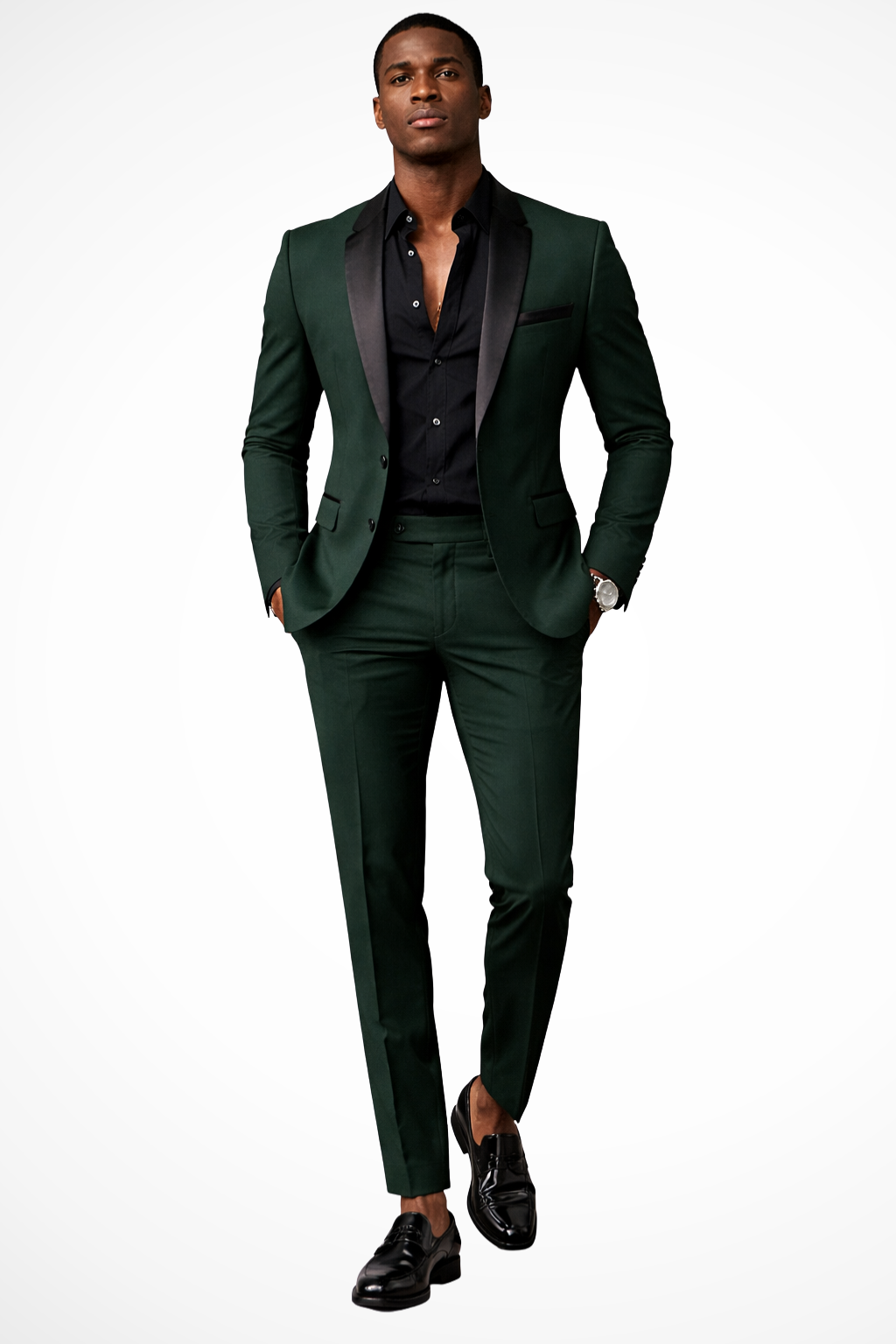 Ashton – Traje Ajustado de Dos Piezas para Boda