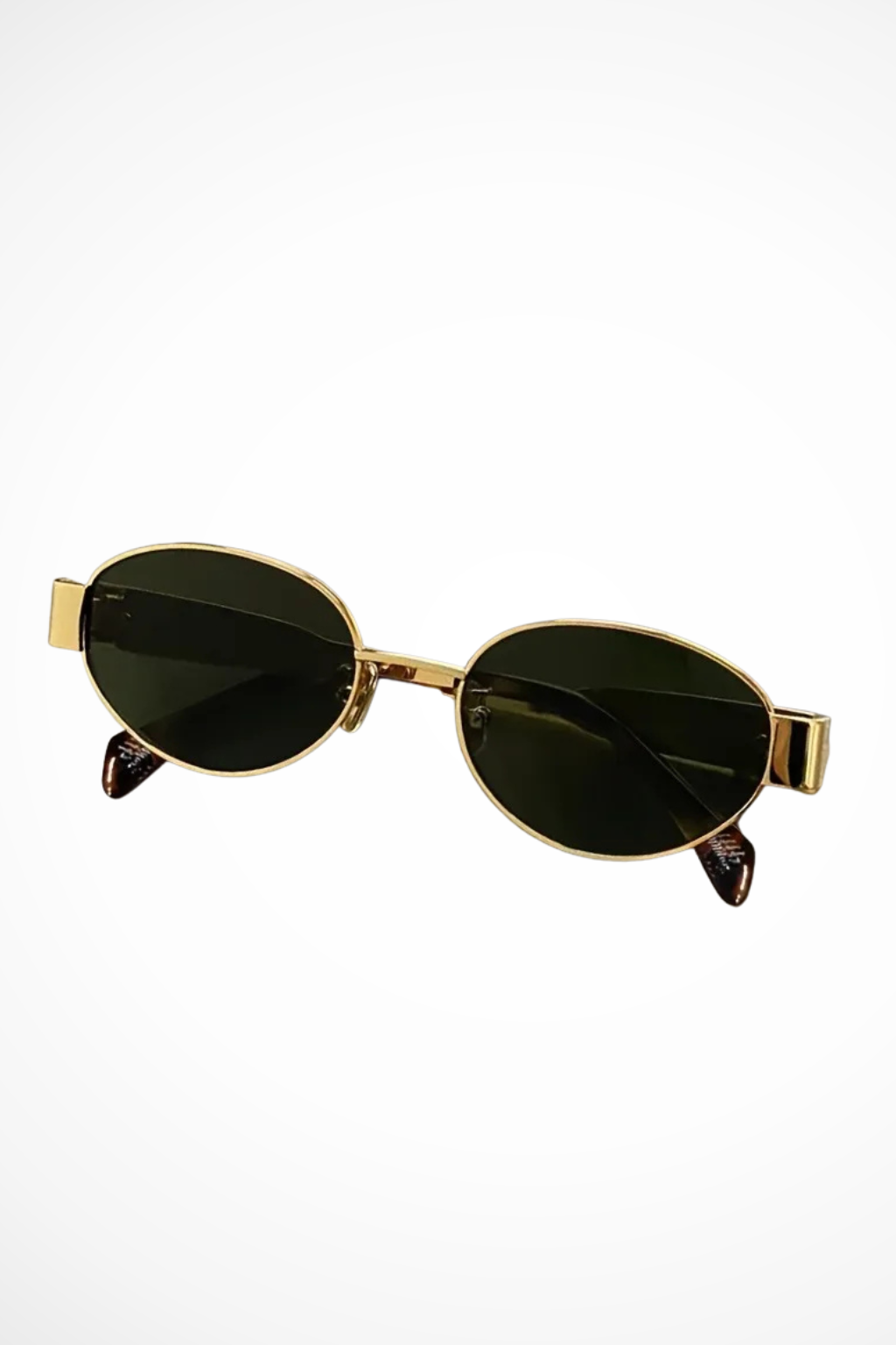 Clarabelle – Gafas de Sol con Montura Ovalada de Metal