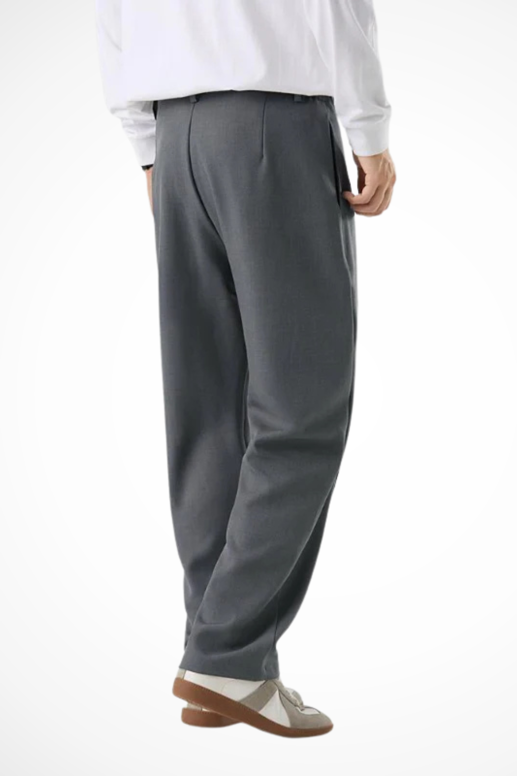 Corden – Pantalón Sastre de Pierna Ancha con Pliegues para Hombre