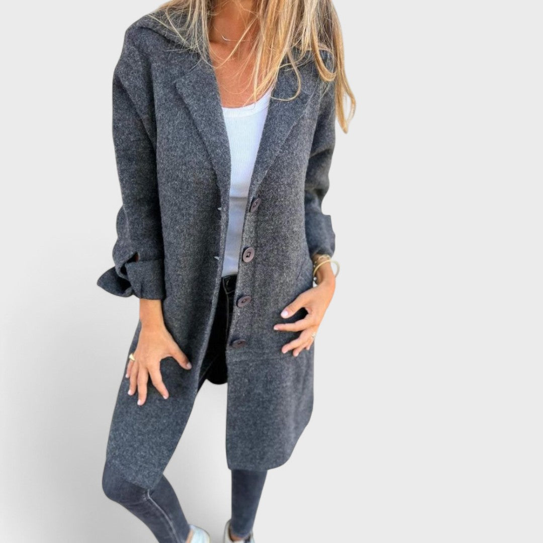 Abrigo Mujer Maila – vista lateral | Horizoncor
