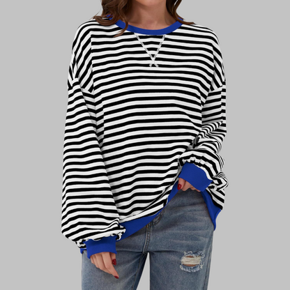 Detalle suéter mujer Malin – vista frontal | Horizoncor