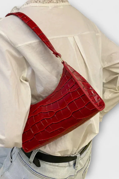 Valmera – Bolso de Hombro Clásico con Textura Relieve