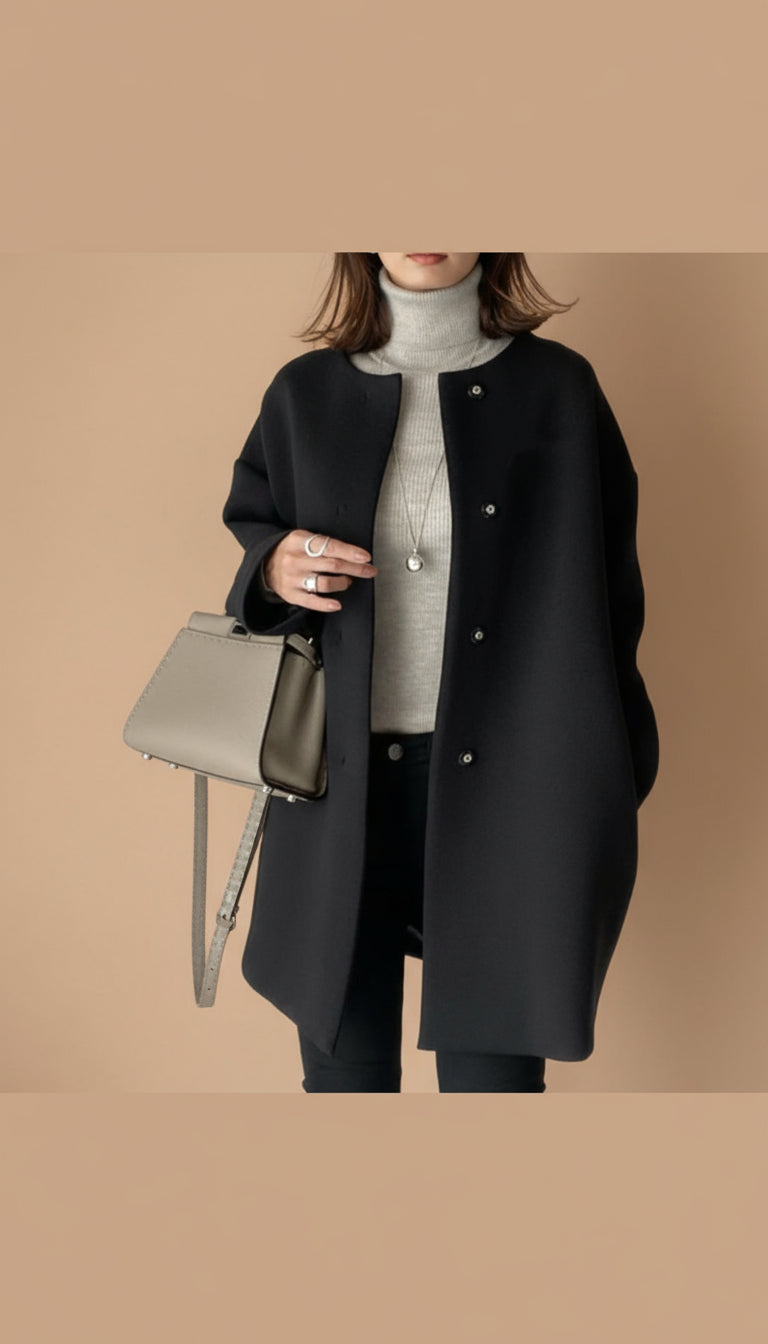 Abrigo Mujer Viena – Negro | Horizoncor