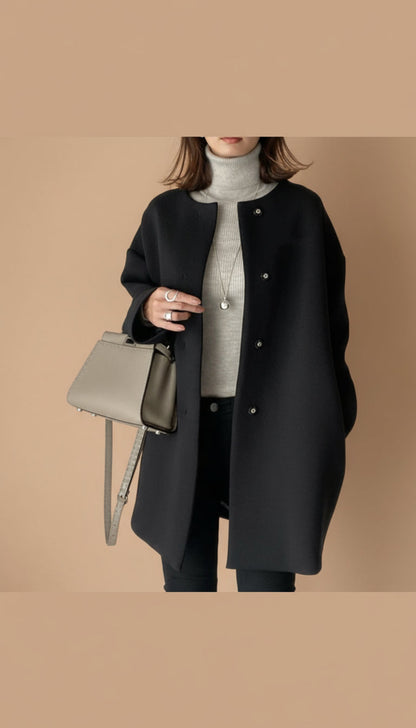 Abrigo Mujer Viena – Negro | Horizoncor