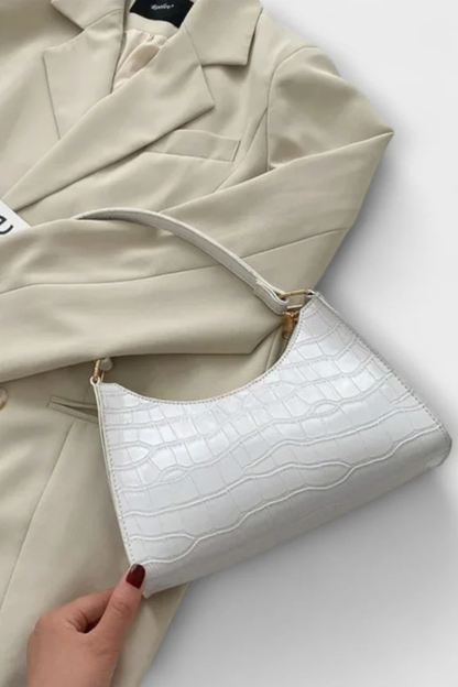 Valmera – Bolso de Hombro Clásico con Textura Relieve