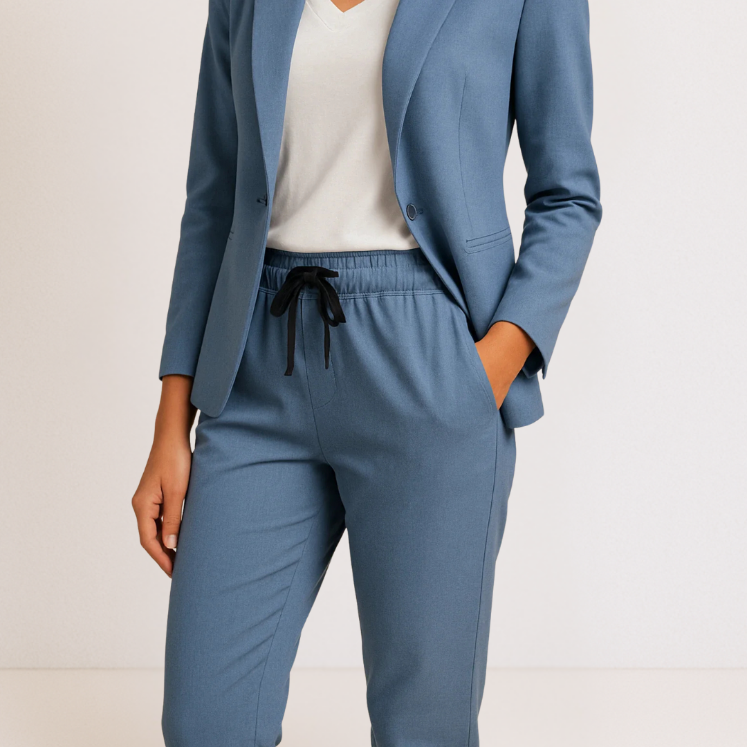 Modelo con blazer mujer Monique | Horizoncor México