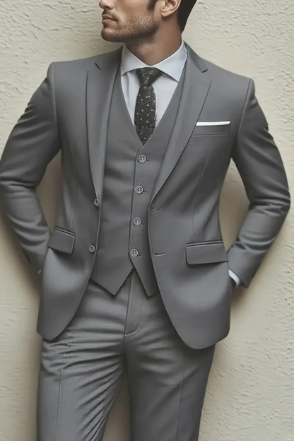 Ronald – Traje Sastre de Tres Piezas de Verano para Hombre