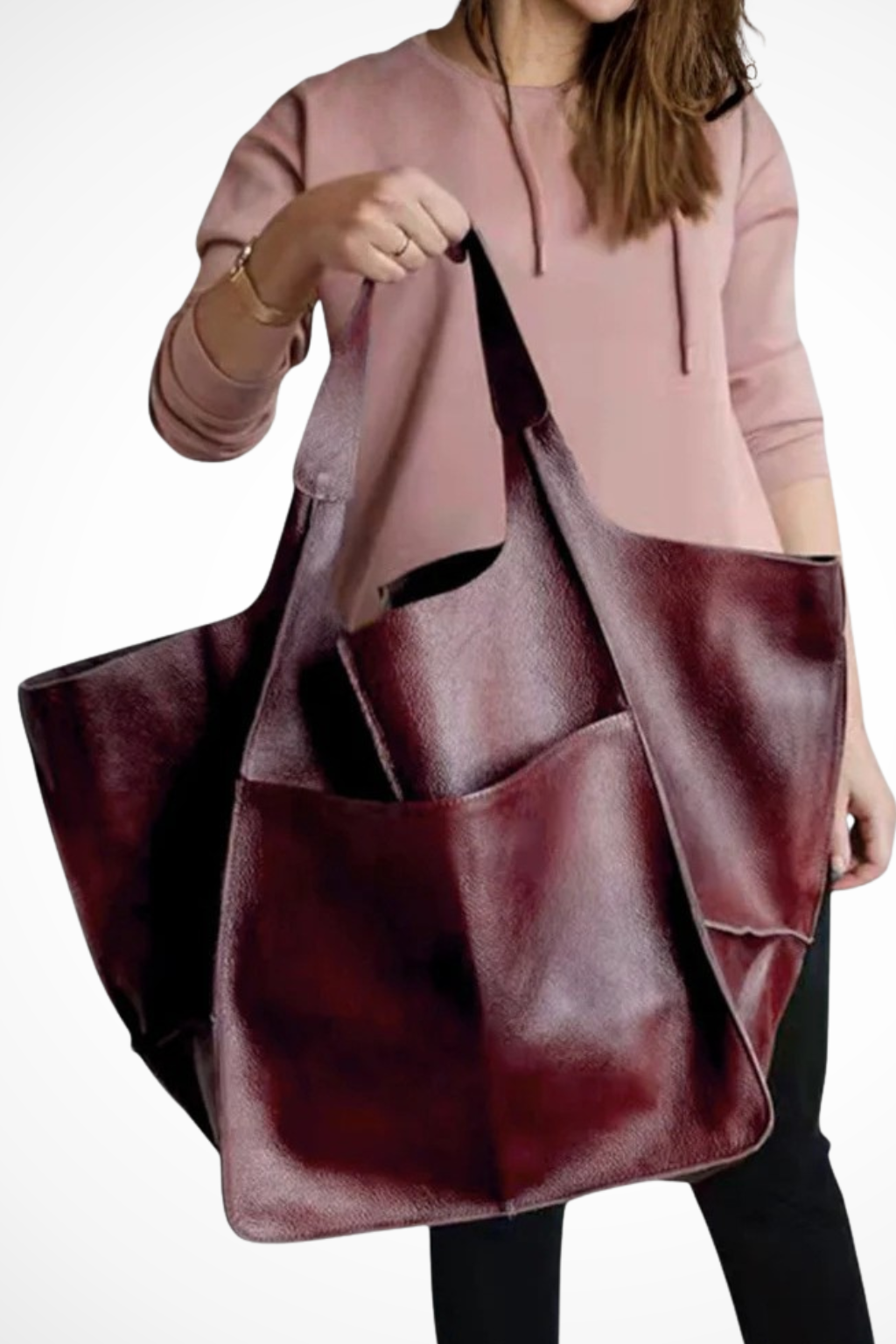 Solvane – Bolso Tote Slouchy Casual para el Día a Día
