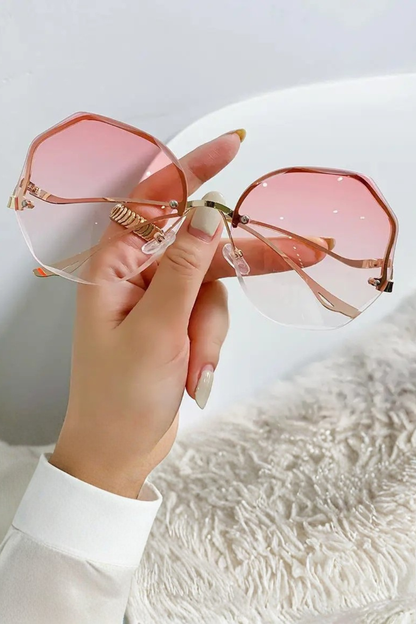 Emmeline – Gafas de Sol Oversize sin Montura con Lente Degradado