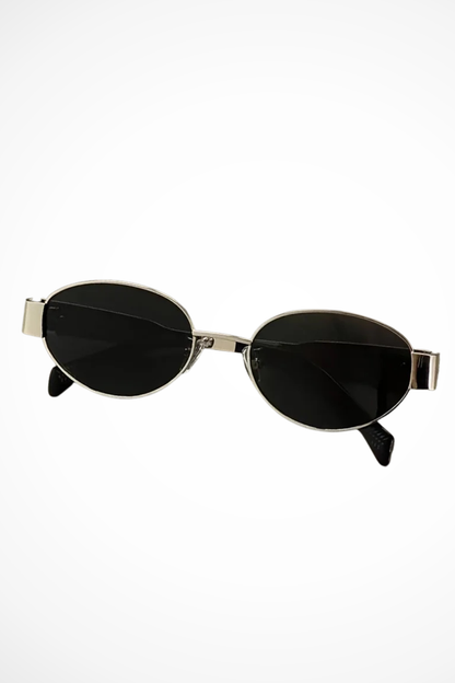 Clarabelle – Gafas de Sol con Montura Ovalada de Metal