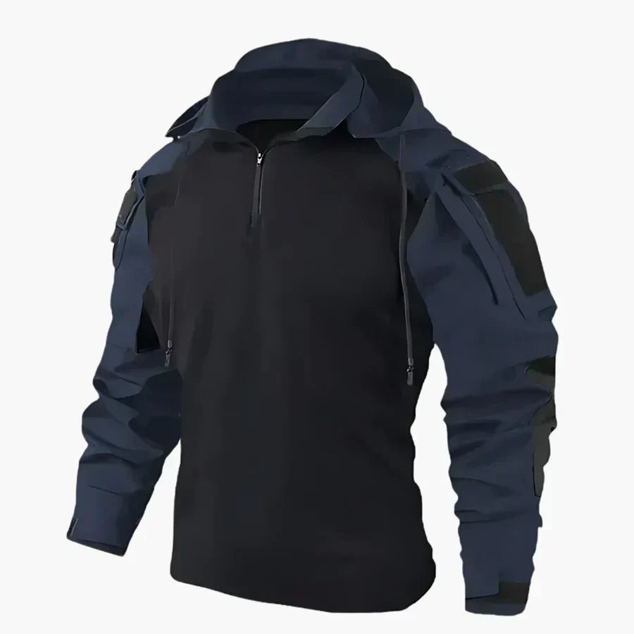 Modelo con chaqueta de mujer Utz | Horizoncor México