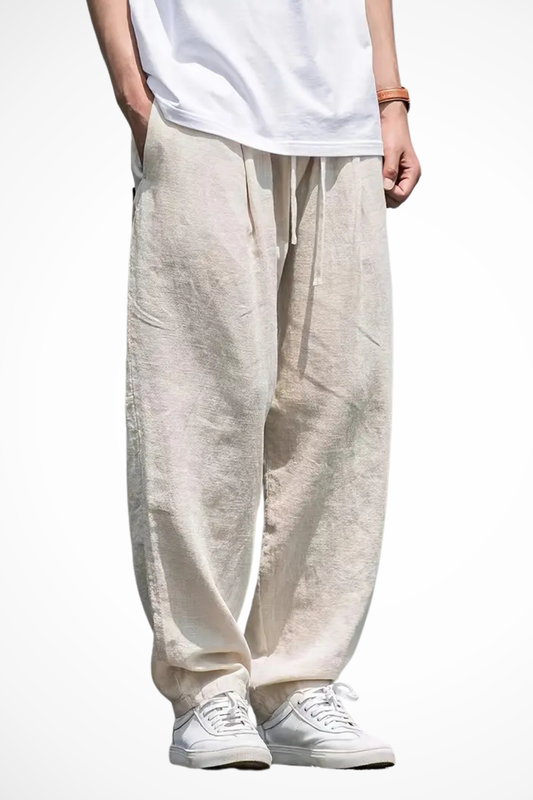 Jake – Pantalón de Pierna Ancha con Cintura Elástica para Hombre