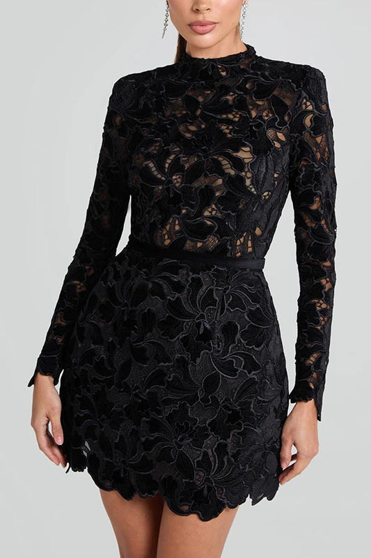 Vestido de Noche Elora – Negro | Horizoncor