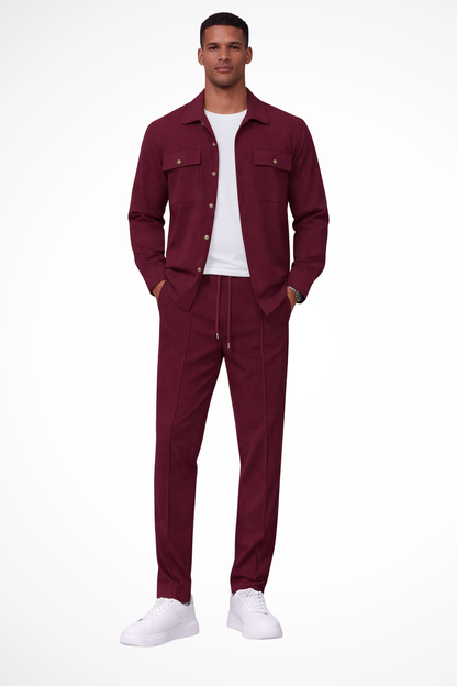Tanner – Conjunto de Overshirt y Pantalón Recto para Hombre