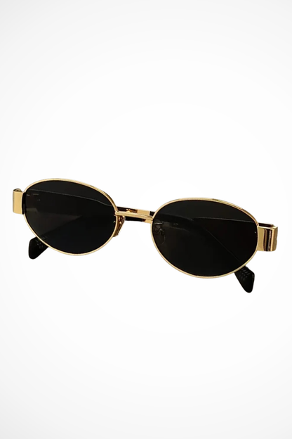 Clarabelle – Gafas de Sol con Montura Ovalada de Metal