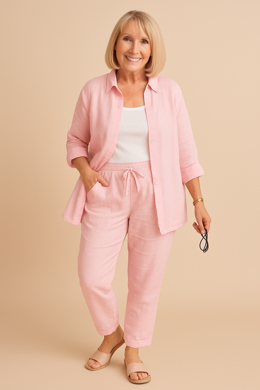 Conjunto de Lino Mujer Cairo – de Lino | Horizoncor