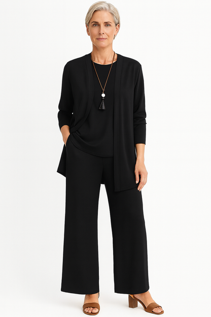 Conjunto Elegante para Dama Bianca – vista lateral | Horizoncor