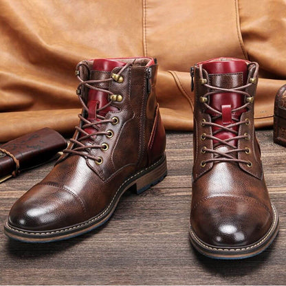 Detalle botines mujer Augustin – vista frontal | Horizoncor