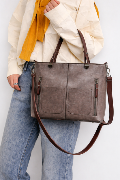 Seraphina – Bolso Tote Estructurado con Múltiples Bolsillos
