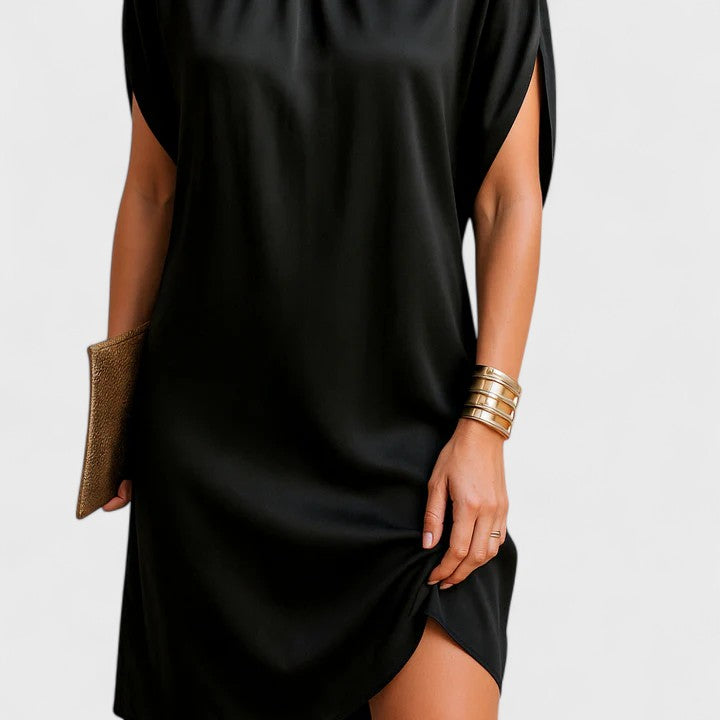 Vestido Corto Elegante Sylvia – vista lateral | Horizoncor