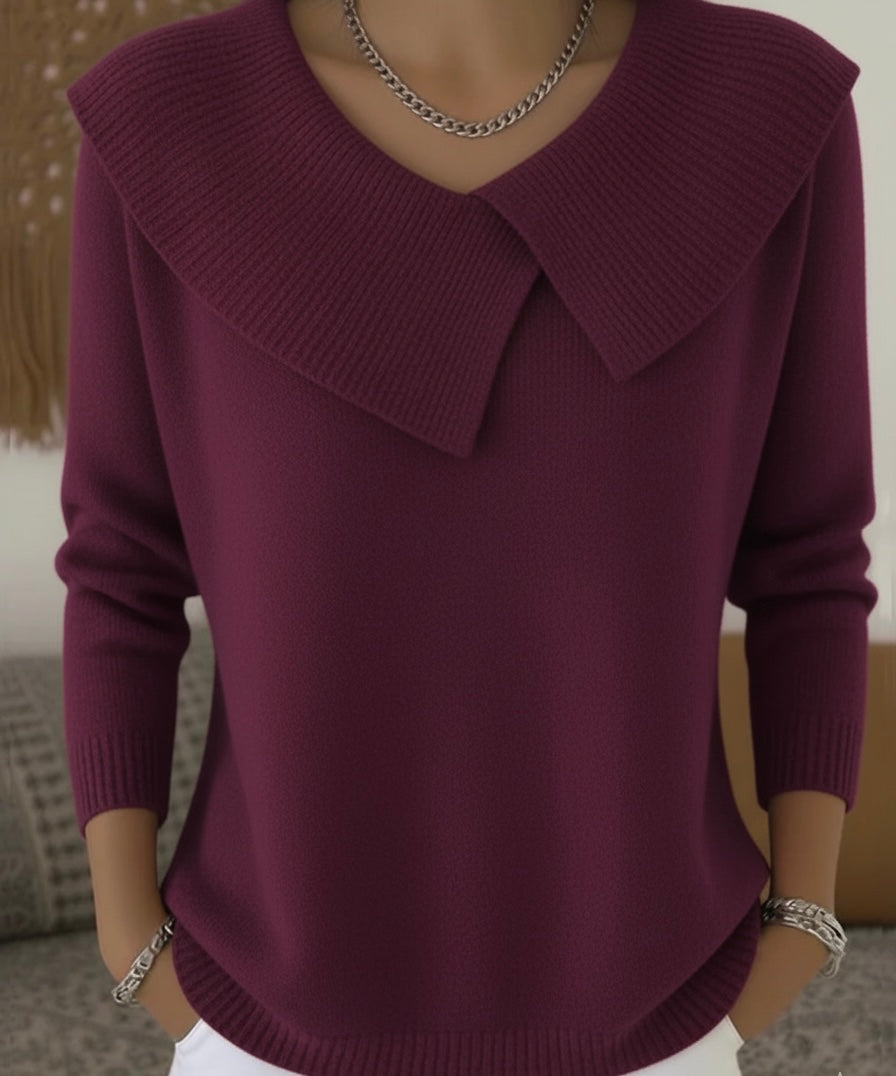 Modelo con suéter mujer Aster | Horizoncor México