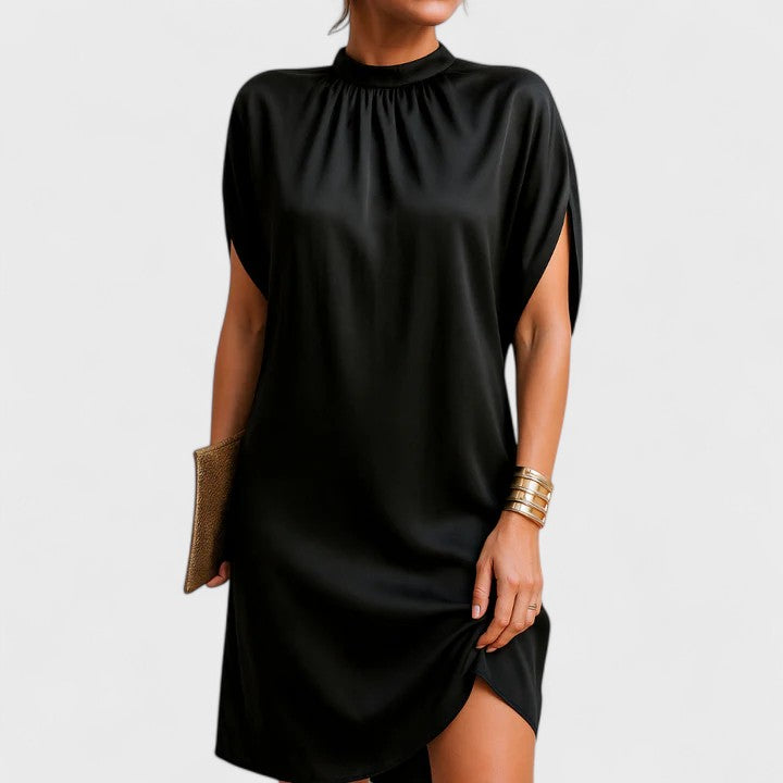 Vestido Corto Elegante Sylvia – Negro | Horizoncor