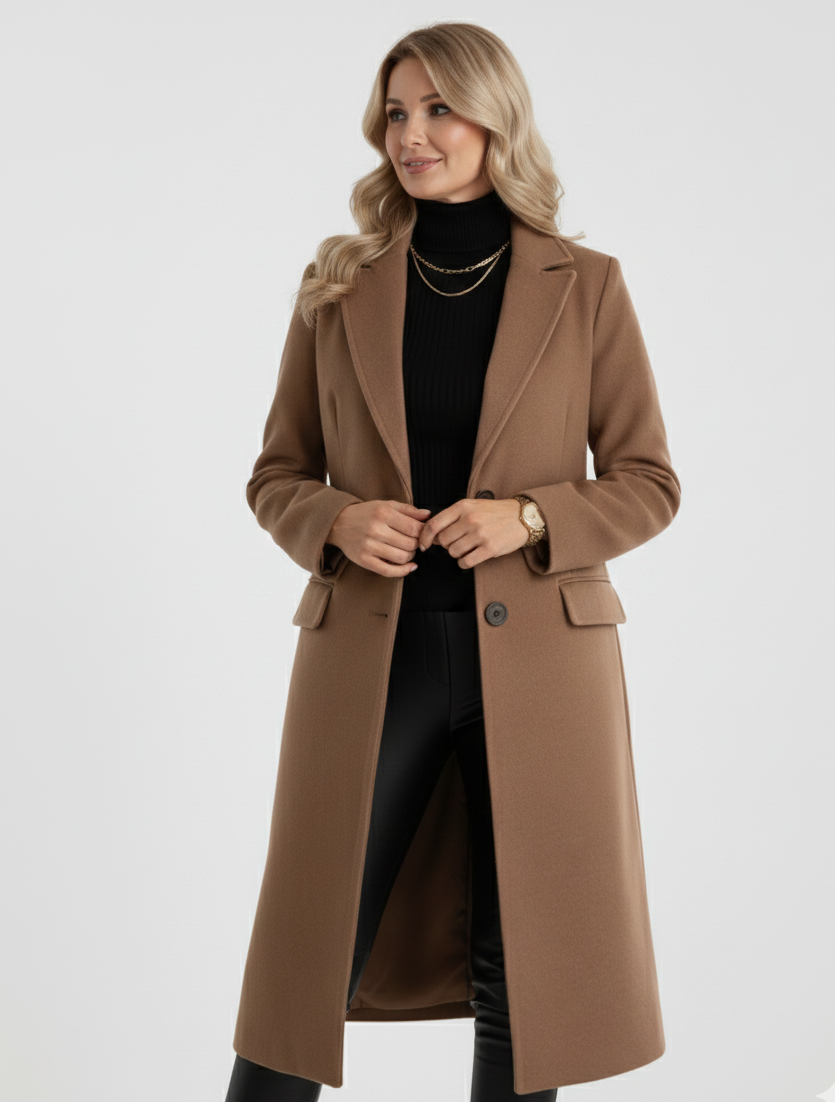Abrigo Mujer Moa – vista lateral | Horizoncor