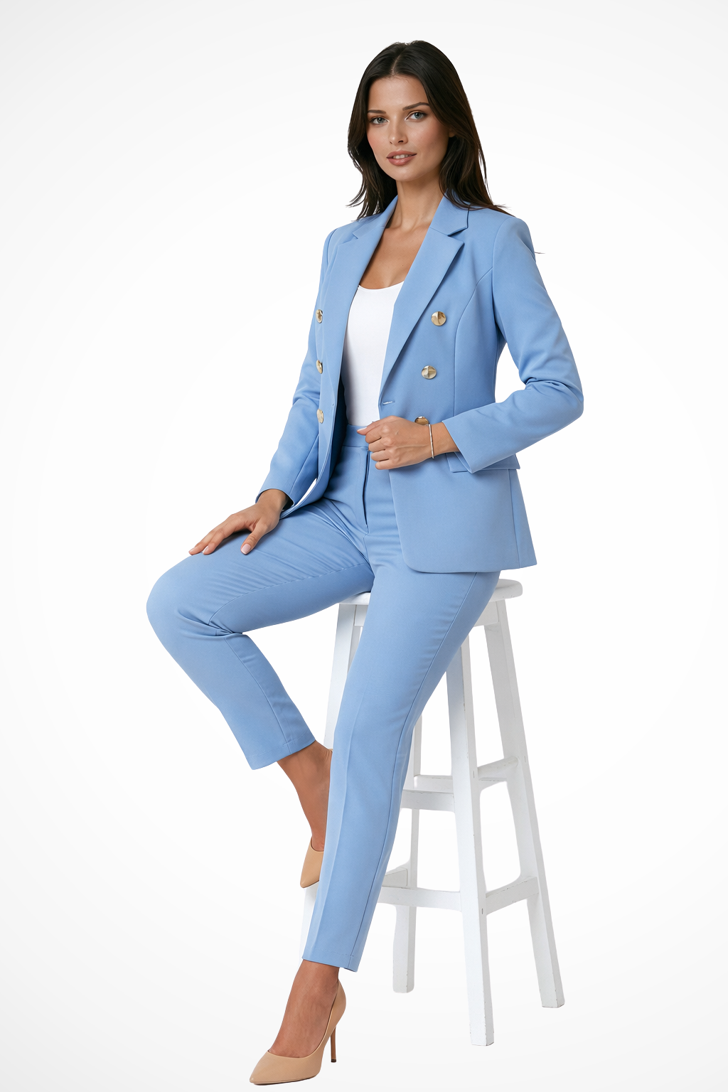 Hargrove – Conjunto Sastre de Blazer de Doble Botonadura y Pantalón
