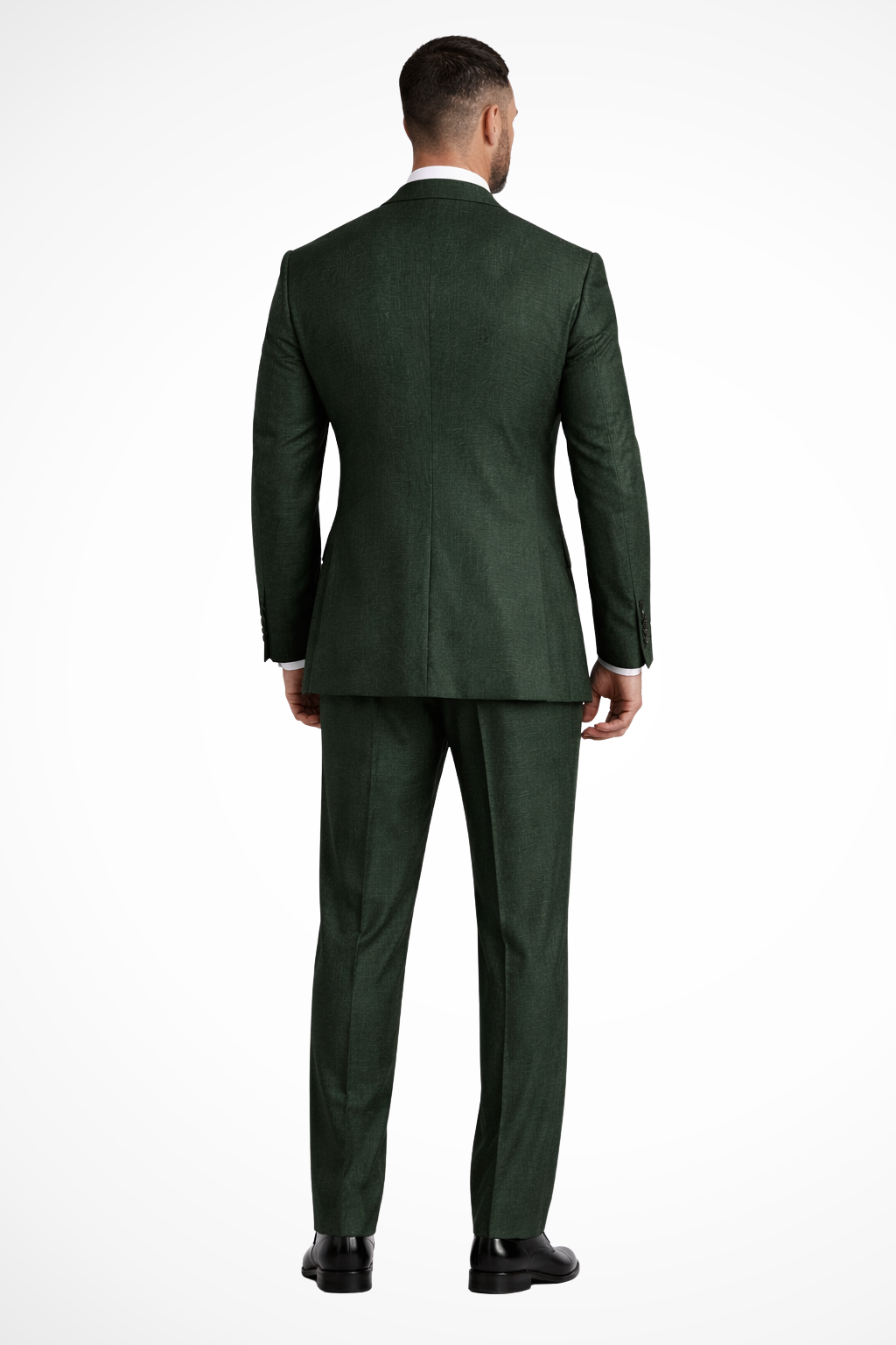 Barnaby – Traje de Lino Verde de Doble Botonadura para Boda
