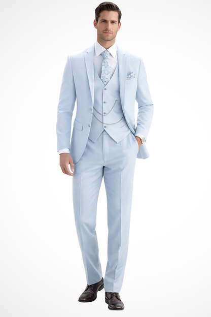 Elliott – Traje de Tres Piezas Sastre de Botonadura Sencilla para Hombre