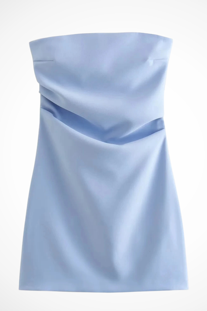Ottilie – Vestido Mini Bandeau Corsé sin Tirantes de Verano