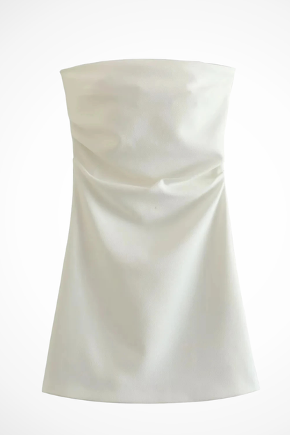 Ottilie – Vestido Mini Bandeau Corsé sin Tirantes de Verano