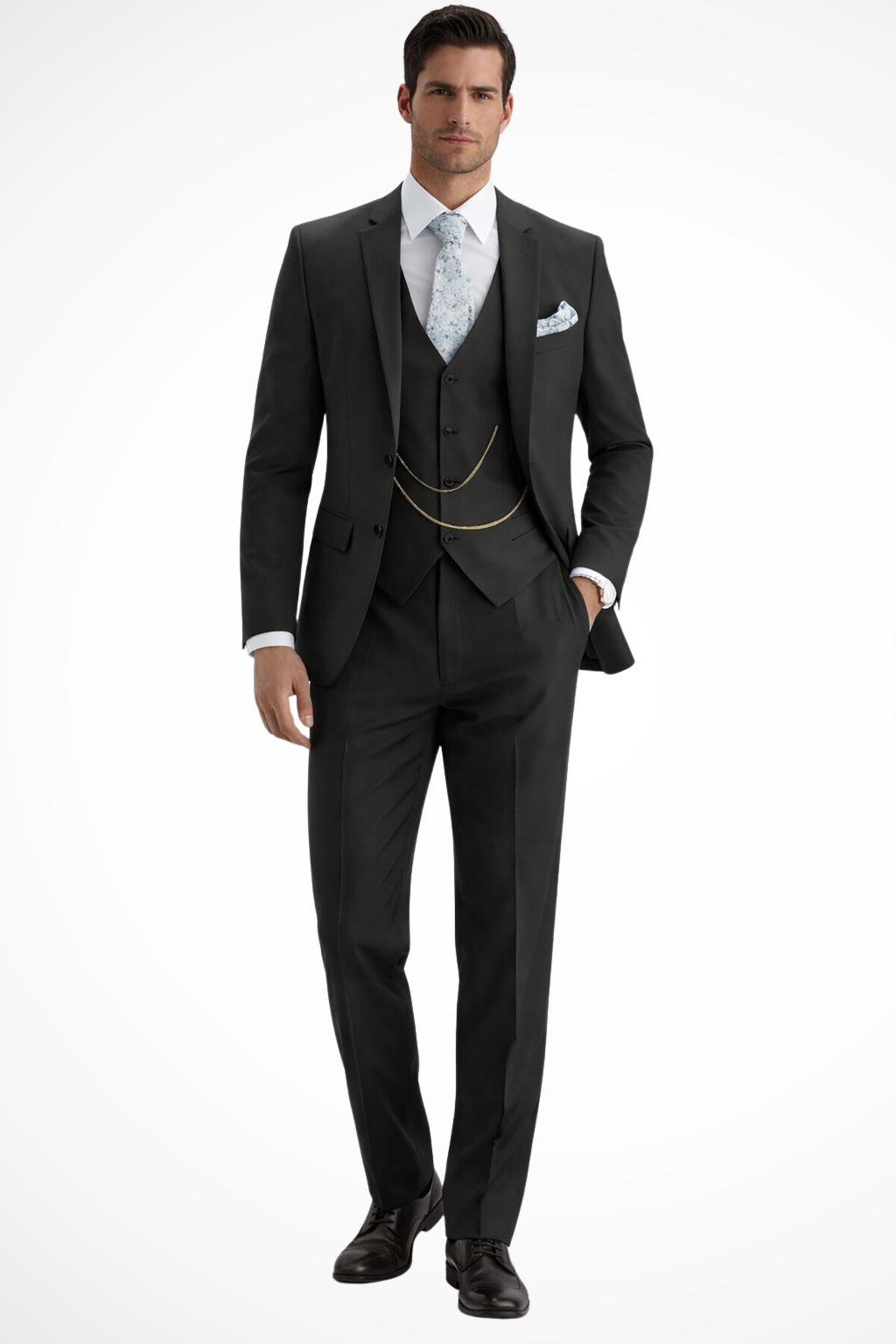 Elliott – Traje de Tres Piezas Sastre de Botonadura Sencilla para Hombre