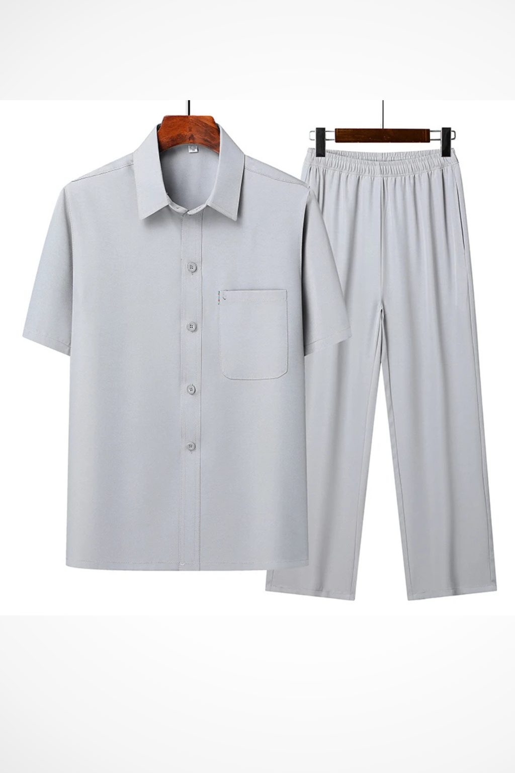James – Conjunto de Camisa y Pantalón Azul Marino para Hombre