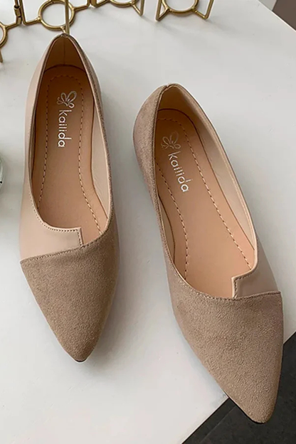 Tabitha – Bailarinas Slip-On con Punta Apuntada