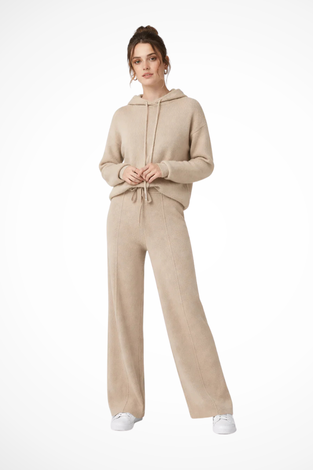 Meredith – Pantalones de Punto de Pierna Ancha