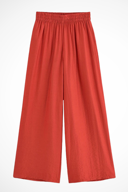 Dorothea – Conjunto de Camisa con Nudo y Pantalón Ancho