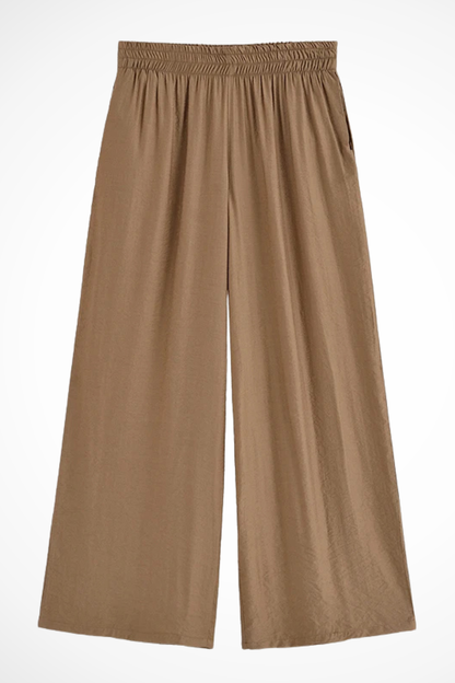 Dorothea – Conjunto de Camisa con Nudo y Pantalón Ancho