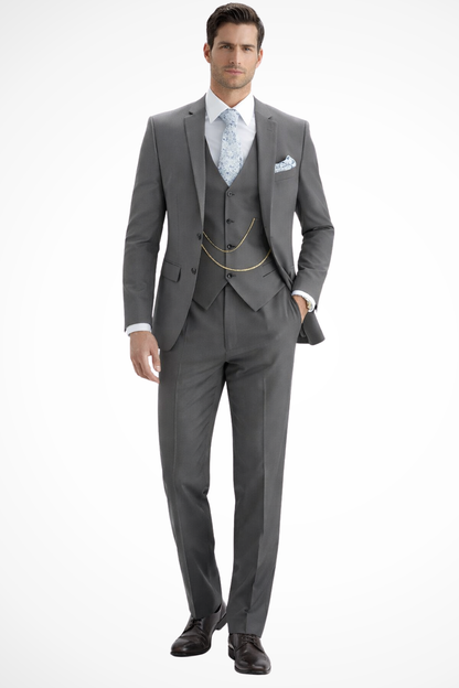 Elliott – Traje de Tres Piezas Sastre de Botonadura Sencilla para Hombre