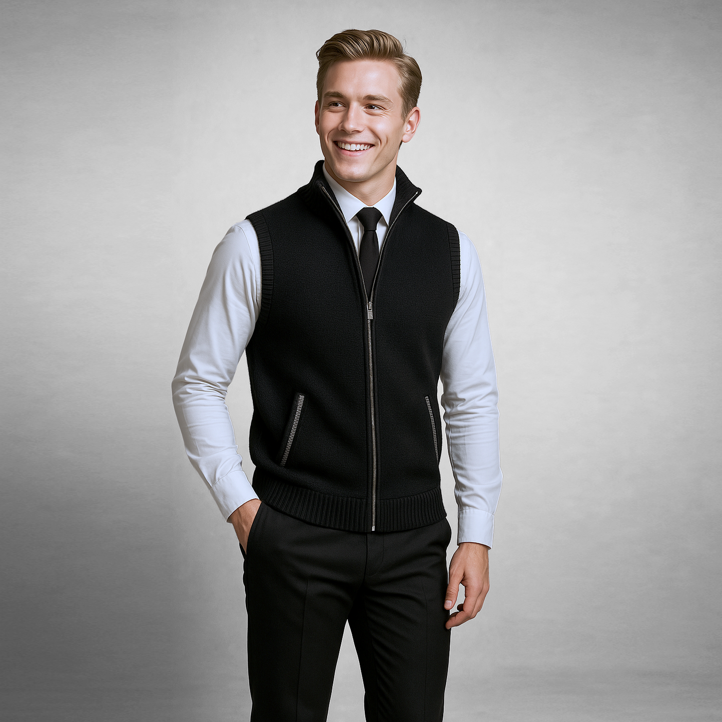 Detalle blazer mujer Harrison – vista frontal | Horizoncor