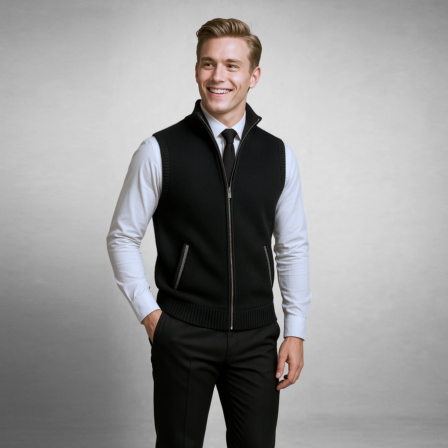 Detalle blazer mujer Harrison – vista frontal | Horizoncor