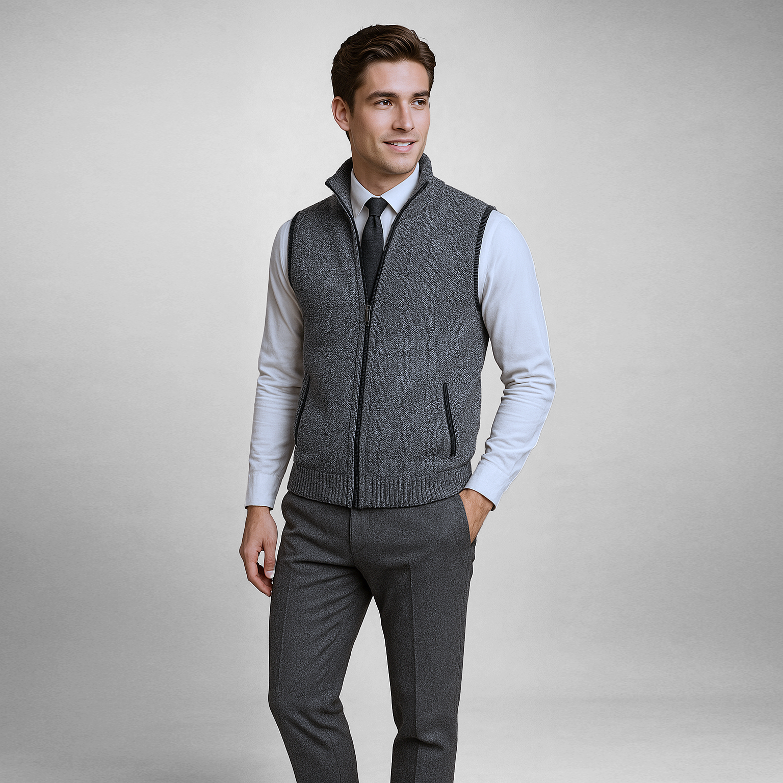 Blazer Mujer Harrison – vista lateral | Horizoncor